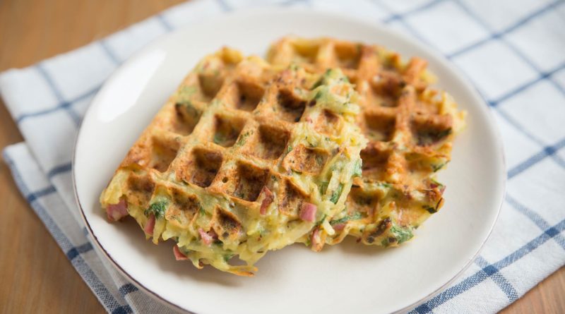 Waffles de couve-flor